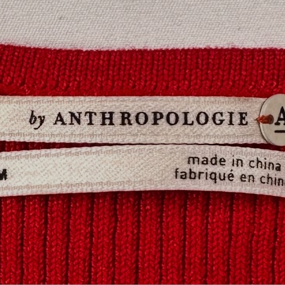 Anthropologie Red Midi Skirt for Cocktail Events - Picture 8 of 10